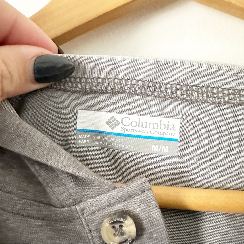 Columbia Thistletown Park Raglan Long Sleeve Hoodie Grey M NWT - Picture 6 of 9
